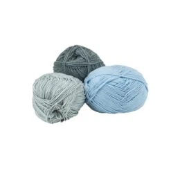 Birch Yarn Baby Knitting Kit - Noah Striped Beanie & Scarf