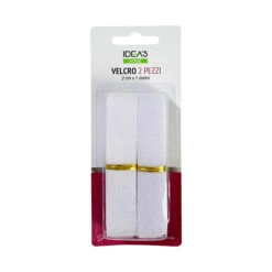Idea's Home Sew On Hooks & Loops, White- 2cm X 1m