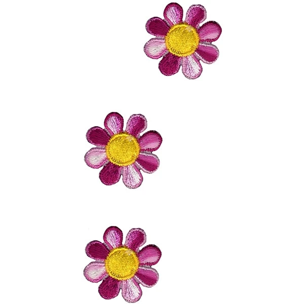 Simplicity Iron On Appliques, Tie Dye Daisy Small- 3pk 2 Simplicity Iron On Appliques, Tie Dye Daisy Small- 3pk - Image 2