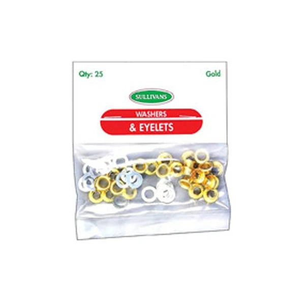 Sullivans Eyelets Small, Gold- 4 Mm 1 Sullivans Eyelets Small, Gold- 4 Mm