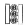 Sullivans Buckle, Silver- 37 X 42 Mm