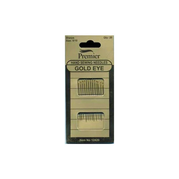 Premier® Sullivans Hand Sewing Needles, Sharp / Gold Eye 1 Premier® Sullivans Hand Sewing Needles, Sharp / Gold Eye