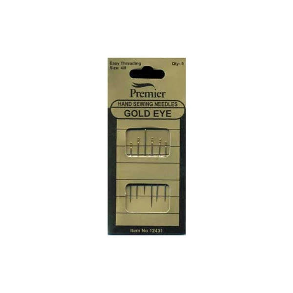 Premier® Sullivans Hand Sewing Needles, Self Threading / Gold Eye 1 Premier® Sullivans Hand Sewing Needles, Self Threading / Gold Eye