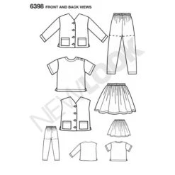 Newlook Pattern 6398 Child Separates -Sewing Supplies Store 21286131 02850b