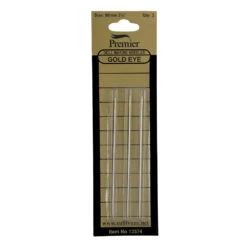 Premier® Sullivans Hand Sewing Needles, Doll / Gold Eye