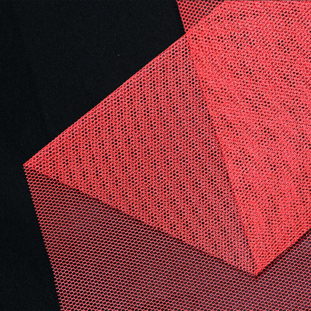 100% Polyester Netting, Fluro Orange- Width 140cm 1 100% Polyester Netting, Fluro Orange- Width 140cm