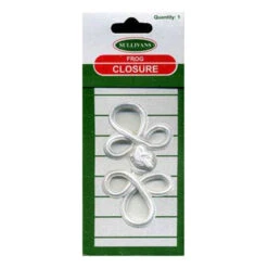 Sullivans Frog Closures, White- 95mm X 40mm
