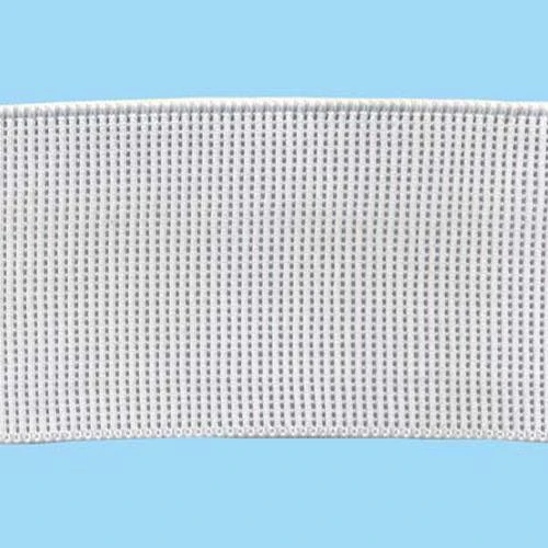Sullivans Ribbed Non Roll Elastic, White - 50mm 1 Sullivans Ribbed Non Roll Elastic, White - 50mm