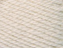 Country Yarn 8 Ply, White- 50g