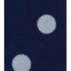 Bowtique Single Face Satin Ribbon, Dots Navy- 15mm X 5m