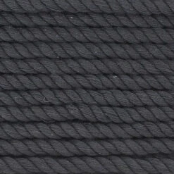Birch Piping Cord, Black - Size 4