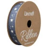 Cotton Ribbon, Stars Dark Blue- 15mm X 3m