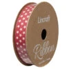 Cotton Ribbon, Stars Crimson- 15mm X 3m