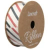 Cotton Ribbon, Barber Red Blue- 25mm X 3m