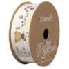 Cotton Ribbon, Bear Natural- 25mm X 3m