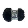 Makr Teddy Soft Crochet & Knitting Yarn, Black- 100g Polyester Yarn