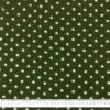 Printed Cord Fabric, Khaki Star- Width 112cm