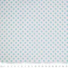 Spots & Stripes Cotton Fabric, Mid Spot White & Mint- Width 112cm