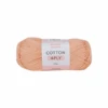 Makr Cotton 4ply Crochet & Knitting Yarn, Apricot- 100g Cotton Yarn
