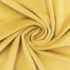 Velour Tracksuiting Fabric, Stone Yellow- 145cm