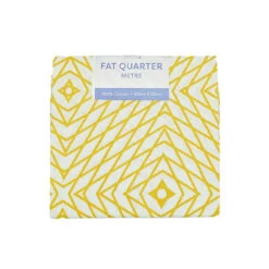 Fat Quarter Metre Fabric, Gold Kaleidoscope- 50cmx55cm