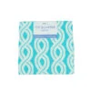 Fat Quarter Metre Fabric, Ropes Aqua- 50cmx55cm