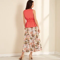 Newlook Pattern N6668 Misses' Pull-Over V-Neck Sleeveless Top With Elastic Waist & Skirt -Sewing Supplies Store 30524828 5 47bb8204 daec 4f95 89e1 53b664b4275d