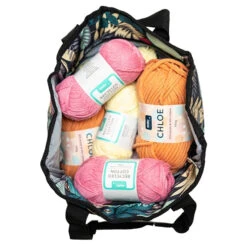 Knitting Tote Bag, Urban Jungle- Shoulder Carry Straps -Sewing Supplies Store 30531819 02