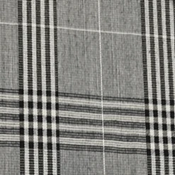 Check Suiting Fabric, Grey Check- 145cm