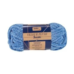 Makr Velour Plush Jumbo Crochet & Knitting Yarn, Allure- 200g
