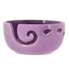 Designer Style Ceramic Yarn Bowl, Lilac