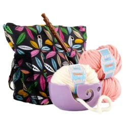 Designer Style Ceramic Yarn Bowl, Lilac -Sewing Supplies Store 30688834 1