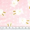 Printed Coral Fleece Fabric, Rabbit- Width 155cm