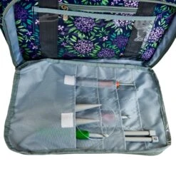Knitting Storage Bag Ultimate, Purple Floral- 38x18x32cm -Sewing Supplies Store 30726567 3 e75bd766 13af 4c9e 8b67 fc3006f0e8b9