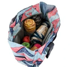 Knitting Storage Bag Ultimate, Patch Work- 38x18x32cm -Sewing Supplies Store 30726680 3