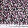 Printed Corduroy Fabric, Pink Flower- 114cm Width