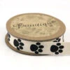 Bowtique Cotton Ribbon, Black Paw- 15mm X 5m