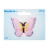 Simplicity Iron On Applique, Sheer Butterfly Double Wing
