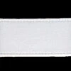 Double Sided Satin Ribbon, White- 22mm X 3m