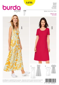 Burda Pattern 6496 (8-20)
