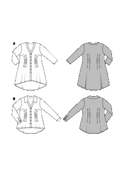 Burda Pattern 6615 (18-30) -Sewing Supplies Store 6615 m
