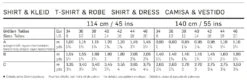 Burda Pattern 6911 (8-20) -Sewing Supplies Store 6911 tabelle