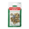 Sullivans Press Stud Kit, Gold- 5 Sets