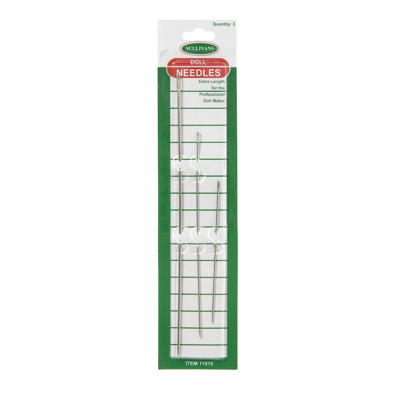 Sullivans Needles, Doll- 3pk 1 Sullivans Needles, Doll- 3pk