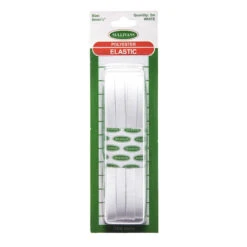 Sullivans Knitted Elastic, White- 6mm X 5m