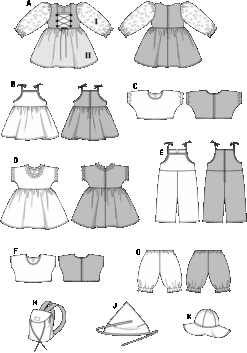 Burda Pattern 8308 (12-18 Inch) -Sewing Supplies Store 8308 m