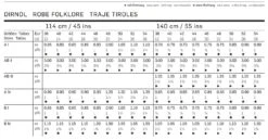 Burda Pattern 8448 (12-22 & 34-44) -Sewing Supplies Store 8448 tabelle