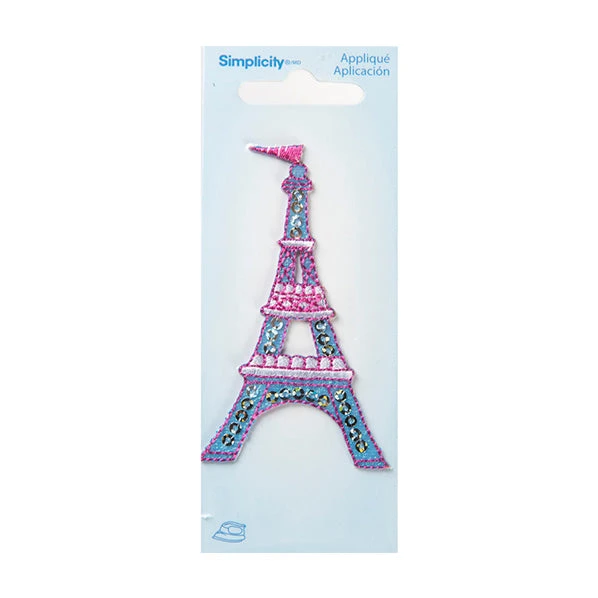 Simplicity Iron On Applique, Eiffel Tower 1 Simplicity Iron On Applique, Eiffel Tower