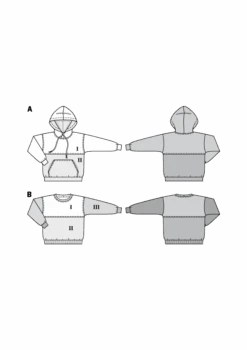 Burda Pattern Children's Sweatshirt & Hoodie Tops X09301 (7-14) -Sewing Supplies Store 9301 m c651053f 2416 4ddb 87d7 a644245854f7
