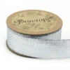 Bowtique Decorative Ribbon, Silver Metallic- 25mm X 5m